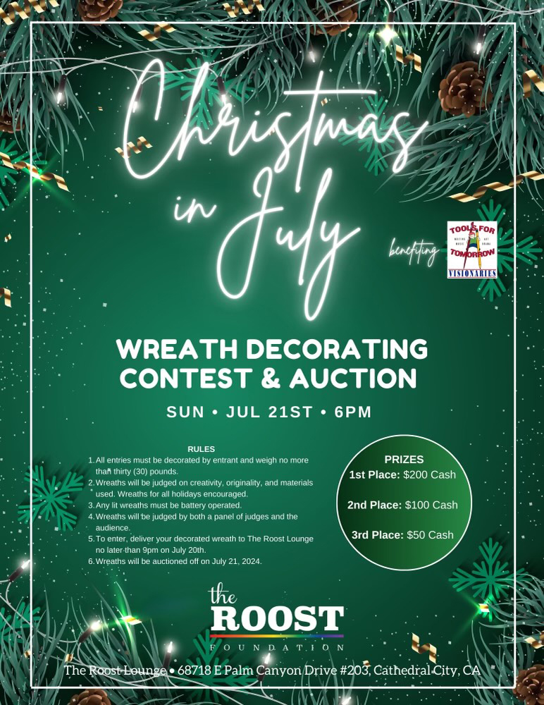 2024 Xmas in July Wreath Decorating Contest