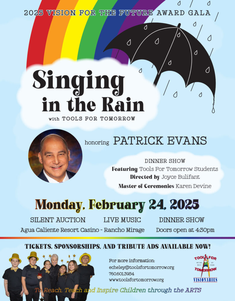 Vision for the Future Award Gala 2025 - Singing in the Rain - Honoring Patrick Evans